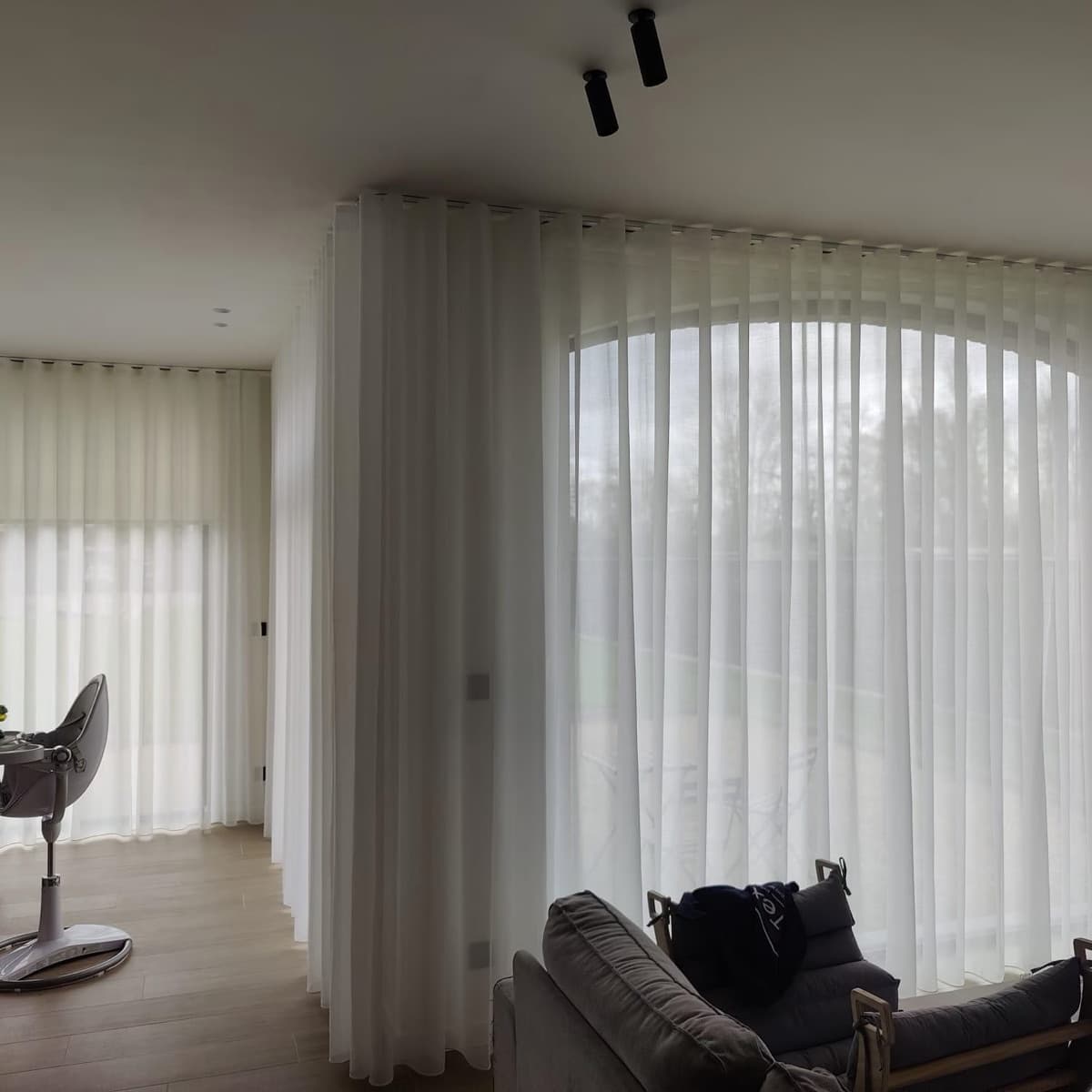 Vitrage gordijnen met subtiele luxe uitstraling