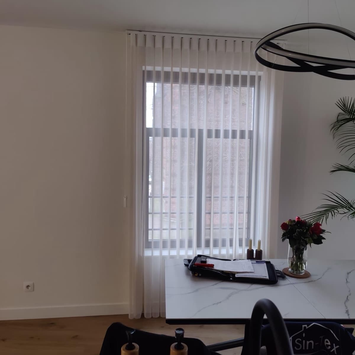 Lamellen op maat woonkamer - Sin-tex Heusden-Zolder Limburg