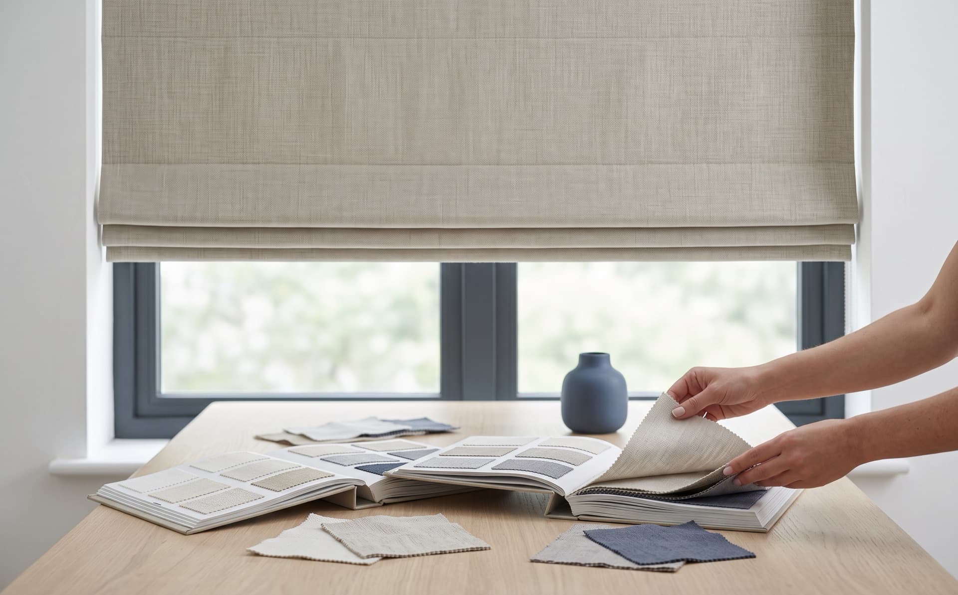 Persoonlijk gordijnenadvies met stoffenstalen en staalboeken - Sin-tex, Heusden-Zolder